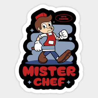 Mister Chef Sticker